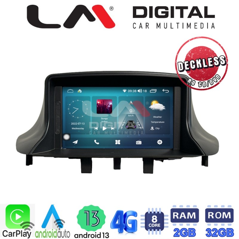 LM Digital - LM R8145 GPS Οθόνη OEM Multimedia Αυτοκινήτου για RENAULT Megane3 2009-2011 (CarPlay/AndroidAuto/BT/GPS/WIFI/GPRS)