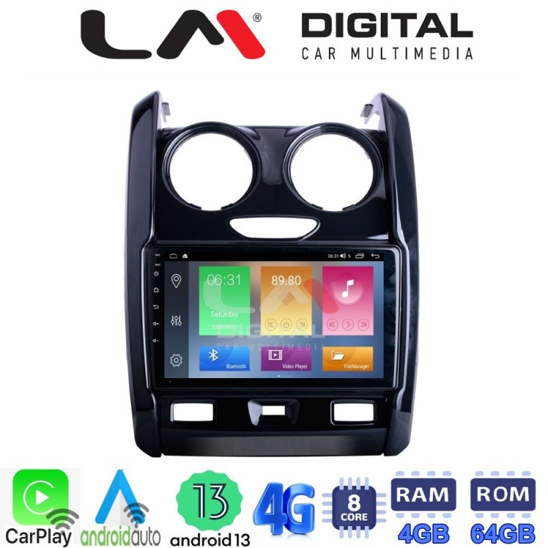 LM Digital - LM ZC8158 GPS Οθόνη OEM Multimedia Αυτοκινήτου για DACIA DUSTER 2013&gt;2019 (CarPlay/AndroidAuto/BT/GPS/WIFI/GPRS)