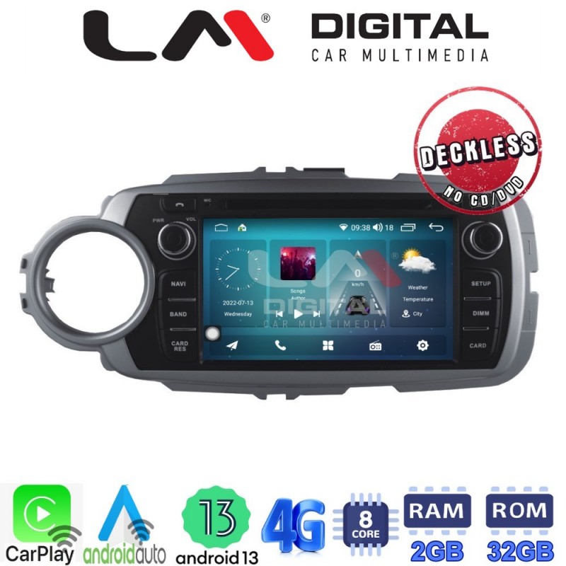 LM Digital - LM R8146 GPS Οθόνη OEM Multimedia Αυτοκινήτου για Toyota Yaris 2012 &gt; 2015
Αν το αυτοκίνητο είναι υβριδικό, παρακαλώ ενημερώστε μας πριν την παραγγελία σας. (CarPlay/AndroidAuto/BT/GPS/WIFI/GPRS)