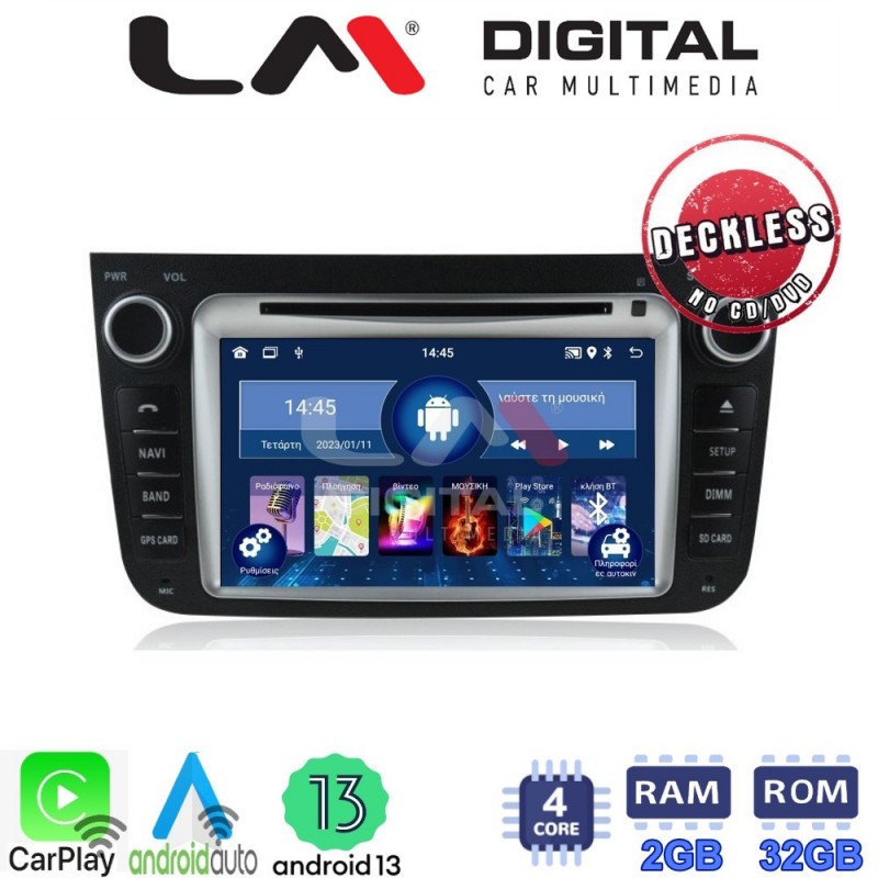 LM Digital - LM N4587 GPS Οθόνη OEM Multimedia Αυτοκινήτου για SMART ForTwo  2011 &gt; 2014 (CarPlay/AndroidAuto/BT/GPS/WIFI)