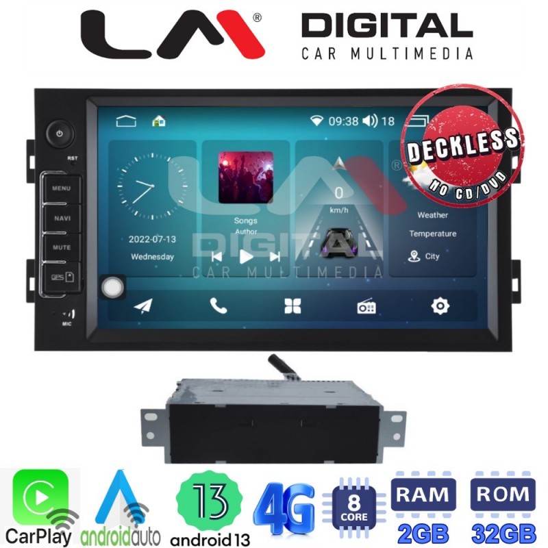 LM Digital - LM R8190 GPS Οθόνη OEM Multimedia Αυτοκινήτου για Peugeot 308 2016 (CarPlay/AndroidAuto/BT/GPS/WIFI/GPRS)