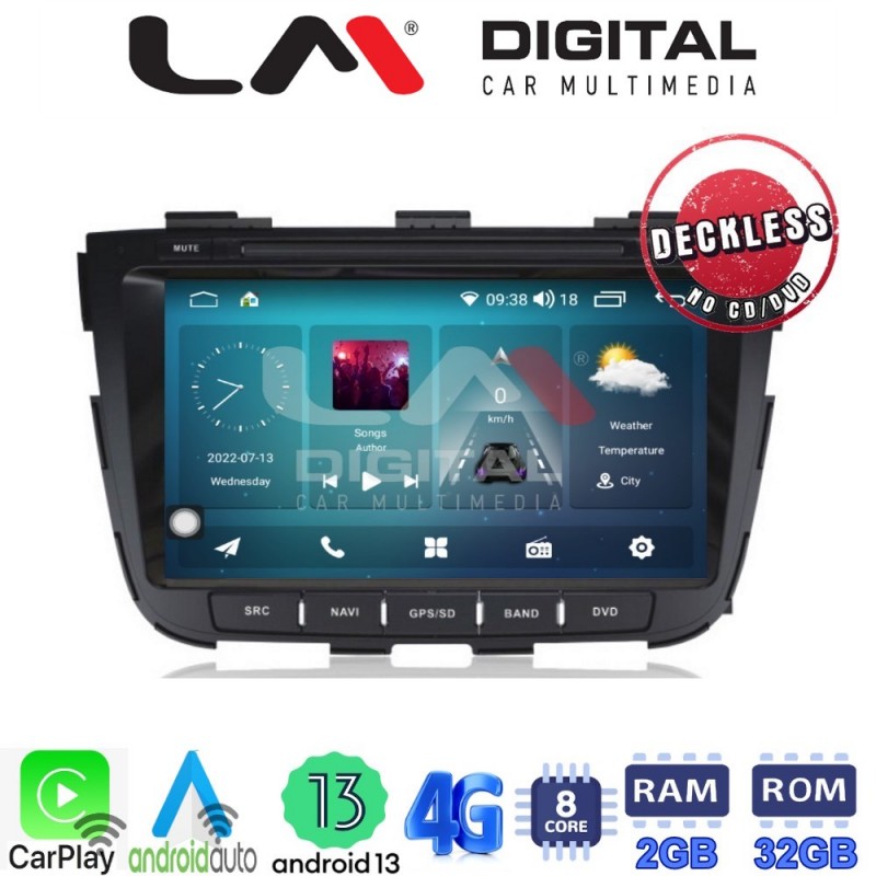 LM Digital - LM R8224 GPS Οθόνη OEM Multimedia Αυτοκινήτου για Kia Sorento 2013 (CarPlay/AndroidAuto/BT/GPS/WIFI/GPRS)