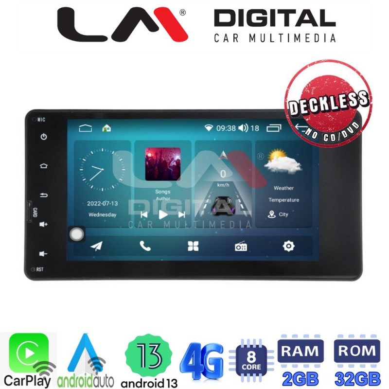 LM Digital - LM R8230 GPS Οθόνη OEM Multimedia Αυτοκινήτου για MITSUBISHI L200,OUTLANDER, ASX (CarPlay/AndroidAuto/BT/GPS/WIFI/GPRS)