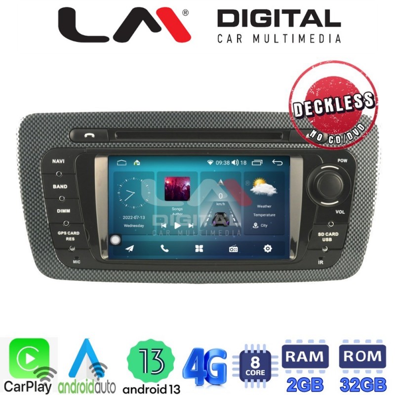 LM Digital - LM R8246 GPS Οθόνη OEM Multimedia Αυτοκινήτου για SEAT ibiza 2009-2015 (CarPlay/AndroidAuto/BT/GPS/WIFI/GPRS)