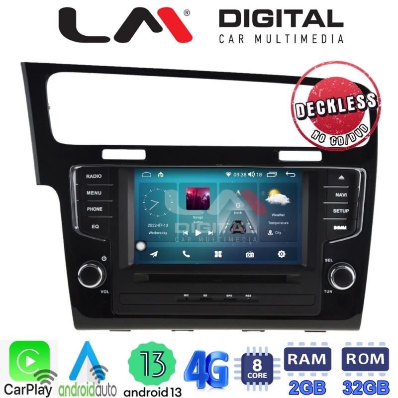 LM Digital - LM R8257 GPS Οθόνη OEM Multimedia Αυτοκινήτου για VW Golf7 2013-2016 (CarPlay/AndroidAuto/BT/GPS/WIFI/GPRS)