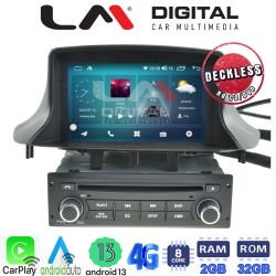 LM Digital - LM R8322 GPS Οθόνη OEM Multimedia Αυτοκινήτου για RENAULT Megane3 2015&gt; (CarPlay/AndroidAuto/BT/GPS/WIFI/GPRS)