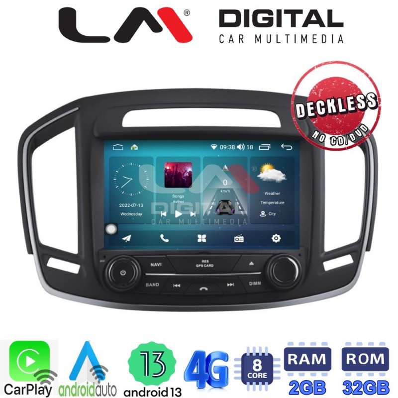 LM Digital - LM R8338 GPS Οθόνη OEM Multimedia Αυτοκινήτου για OPEL INSIGNIA 2014-2016 (CarPlay/AndroidAuto/BT/GPS/WIFI/GPRS)