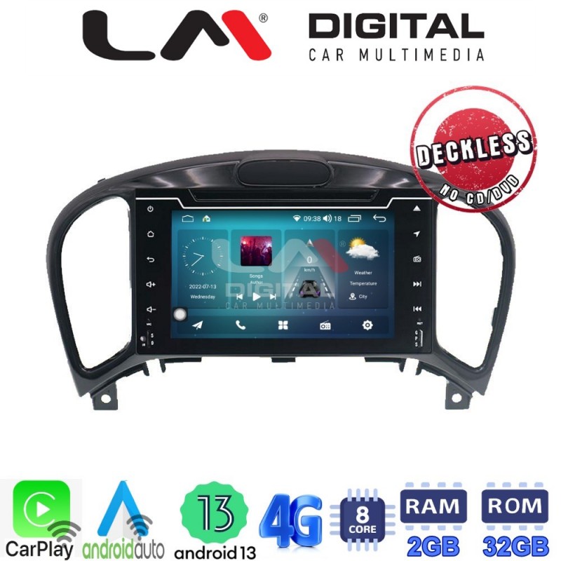 LM Digital - LM R8352 GPS Οθόνη OEM Multimedia Αυτοκινήτου για Nissan Juke 2009&gt; (CarPlay/AndroidAuto/BT/GPS/WIFI/GPRS)