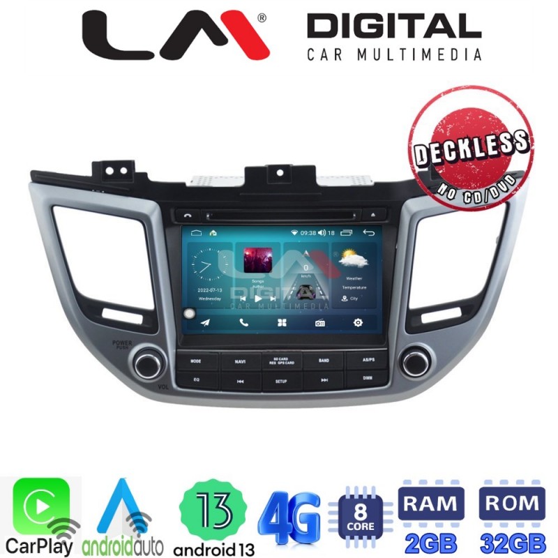 LM Digital - LM R8361 GPS Οθόνη OEM Multimedia Αυτοκινήτου για HYUNDAI Tucson 2015-2016 (CarPlay/AndroidAuto/BT/GPS/WIFI/GPRS)