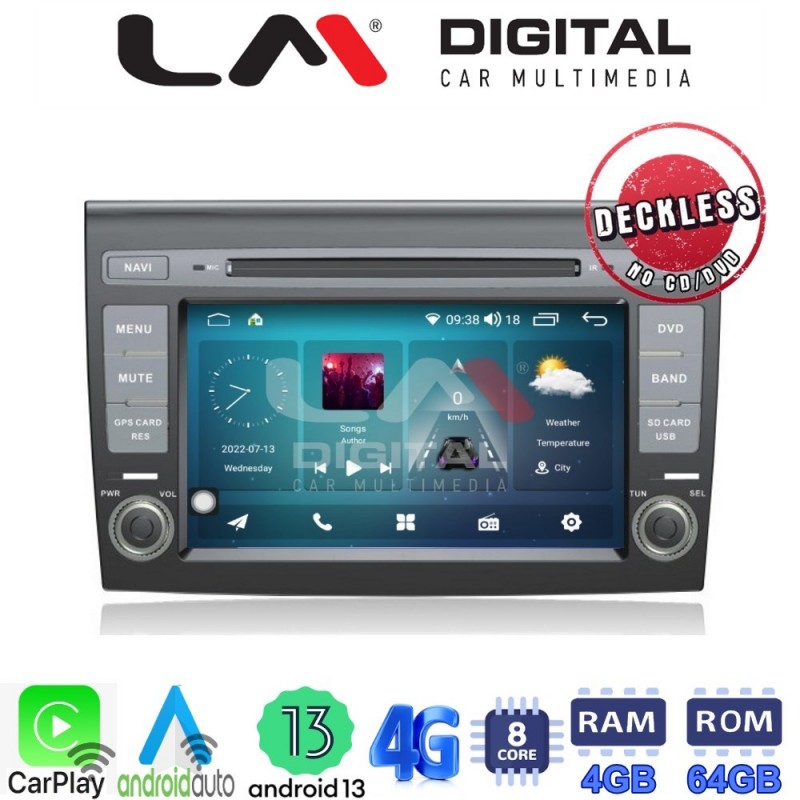 LM Digital - LM C8250 GPS Οθόνη OEM Multimedia Αυτοκινήτου για FIAT Bravo 2008-2011 (CarPlay/AndroidAuto/BT/GPS/WIFI/GPRS)