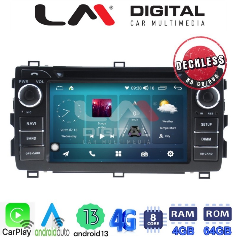 LM Digital - LM C8308 GPS Οθόνη OEM Multimedia Αυτοκινήτου για Toyota AURIS 2013-2014 (CarPlay/AndroidAuto/BT/GPS/WIFI/GPRS)