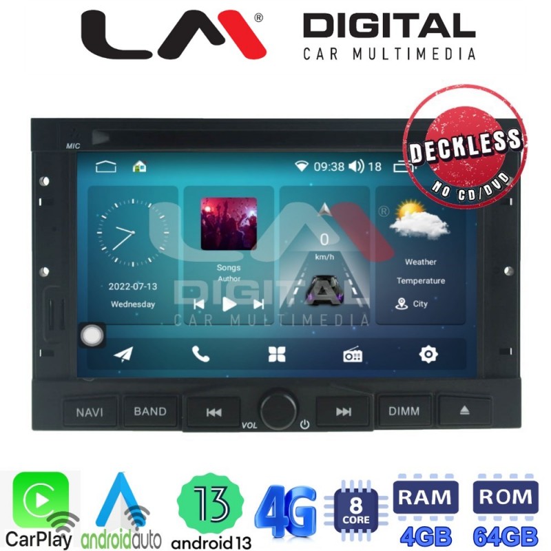 LM Digital - LM C8323 GPS Οθόνη OEM Multimedia Αυτοκινήτου για Berlingo PG3008 PG5008 (CarPlay/AndroidAuto/BT/GPS/WIFI/GPRS)