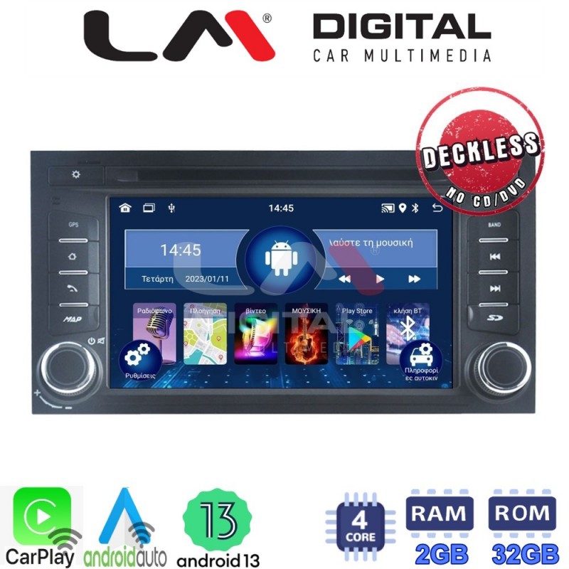 LM Digital - LM N4306 GPS Οθόνη OEM Multimedia Αυτοκινήτου για SEAT LEON, IBIZA (CarPlay/AndroidAuto/BT/GPS/WIFI)