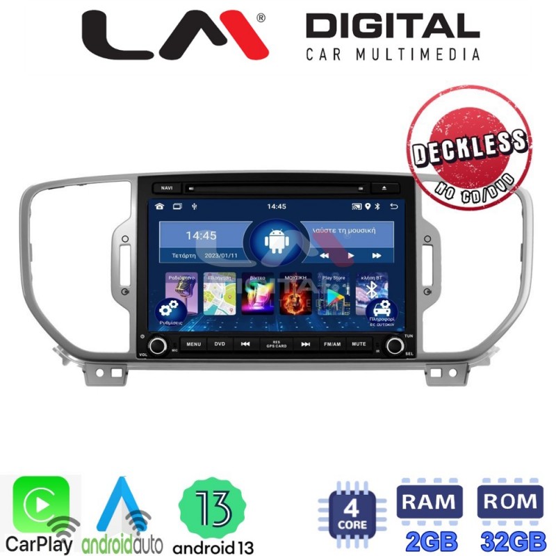 LM Digital - LM N4537 GPS Οθόνη OEM Multimedia Αυτοκινήτου για KIA Sportage 2016 (CarPlay/AndroidAuto/BT/GPS/WIFI)