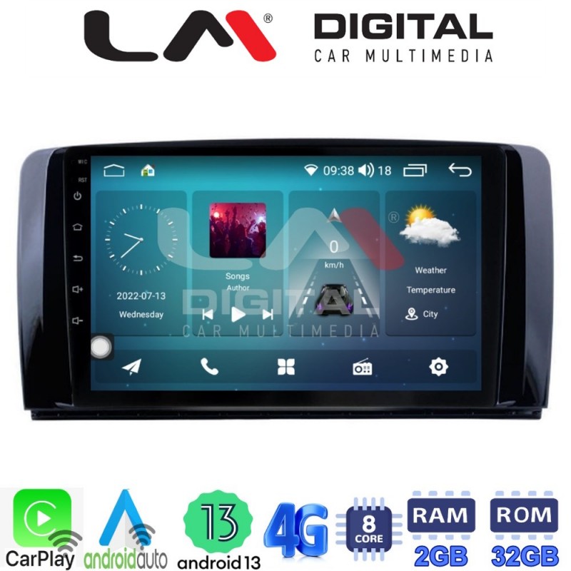 LM Digital - LM ZR8215 GPS Οθόνη OEM Multimedia Αυτοκινήτου για Benz R-class (W251) 2006&gt;2014 (CarPlay/AndroidAuto/BT/GPS/WIFI/GPRS)