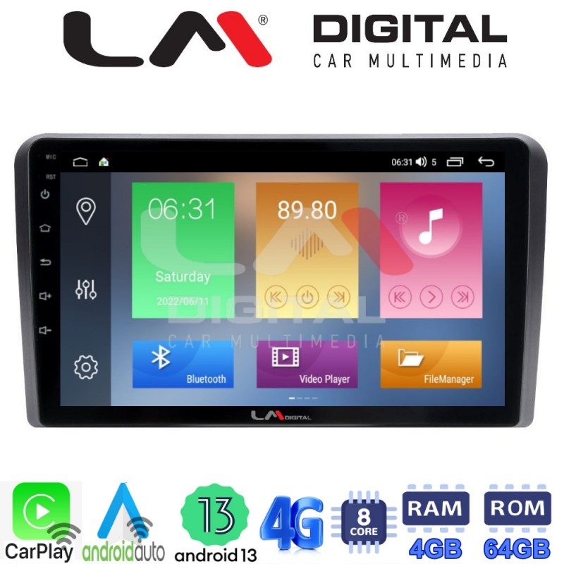 LM Digital - LM ZC8403 GPS Οθόνη OEM Multimedia Αυτοκινήτου για Ford Transit/Tourneo &gt; 2018 (CarPlay/AndroidAuto/BT/GPS/WIFI/GPRS)