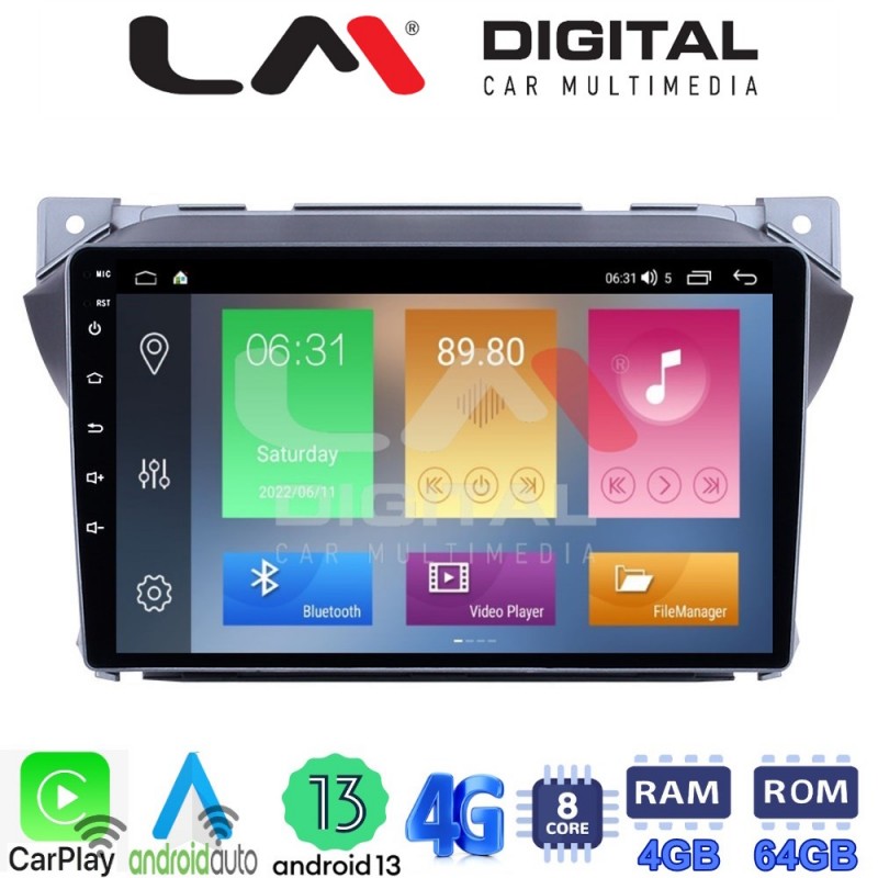 LM Digital - LM ZC8449 GPS Οθόνη OEM Multimedia Αυτοκινήτου για Suzuki Alto 2009&gt;2016 (CarPlay/AndroidAuto/BT/GPS/WIFI/GPRS)