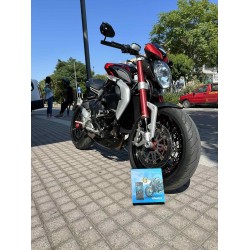 MV Agusta Brutale Τοποθέτηση συναγερμού Pandora Moto Evo