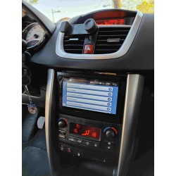 Peugeot 206 2Din Multimedia με ολες τις εργοστασιακες πληροφοριες οχηματος