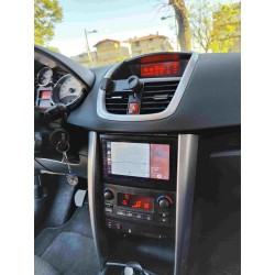 Peugeot 206 2Din Multimedia με ολες τις εργοστασιακες πληροφοριες οχηματος